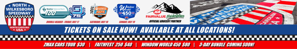 North Wilkesboro Speedway Tickets Banners