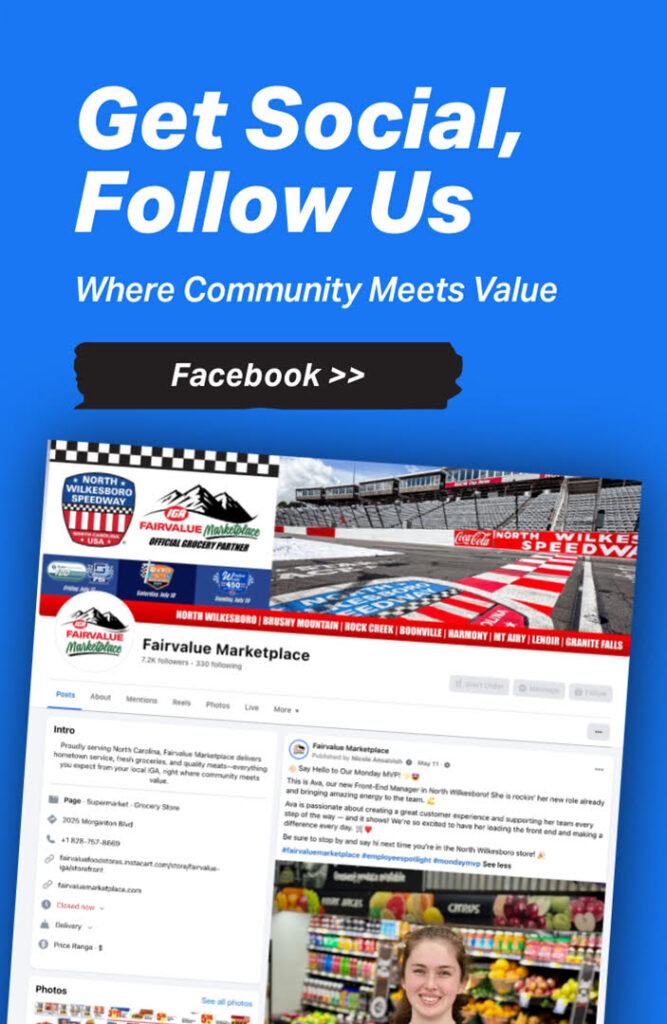Get Social, Follow Us on Facebook